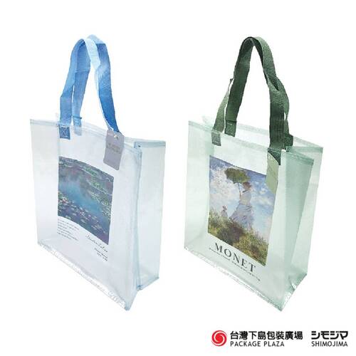 塑膠提袋) 印象派/藍&綠 各一  |限定商品|季節主打新商品|日本小物