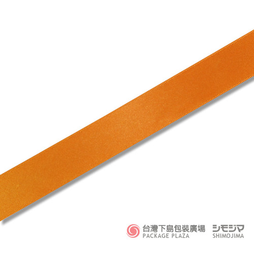 亮面緞帶／24mmX20m／橙色  |商品介紹|禮物包裝|緞帶|素面緞帶