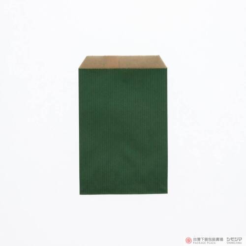 柄小袋) R-85 牛皮底綠色 (直條紋) 200入  |商品介紹|紙袋|柄小袋系列|柄小袋