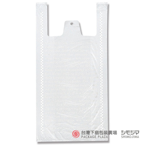 NO.60背心袋/白格紋英字/100入  |商品介紹|塑膠袋類|白格紋英文字 NO.60背心袋/白格紋英字/100入  |商品介紹|塑膠袋類|白格紋英文字