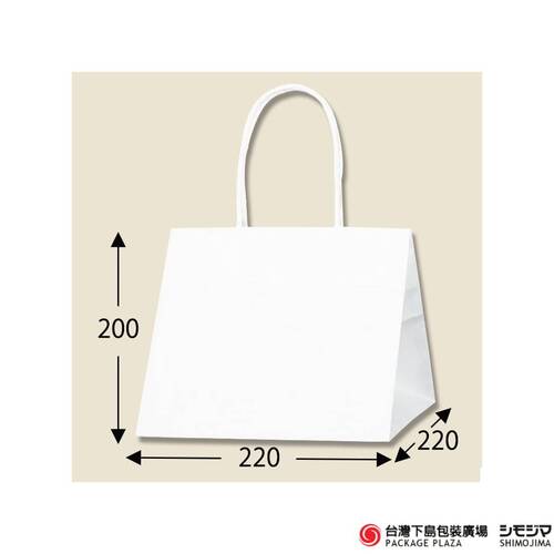 P-smooth 22-22 紙袋／白色／25入