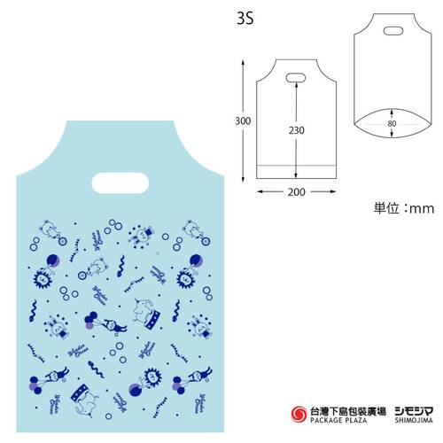 塑膠袋)  3S  / Wonder Circus / 藍 / 100枚  |商品介紹|塑膠袋類|塑膠提袋