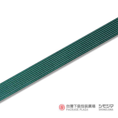 條紋緞帶／18mmX10m／綠色產品圖