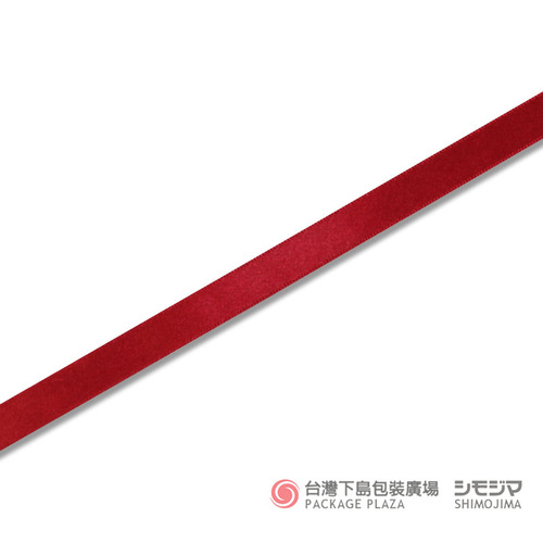 亮面緞帶／12mmX20m／正紅色產品圖