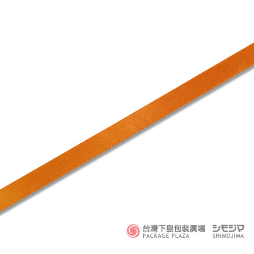 亮面緞帶／12mmX20m／橙色產品圖