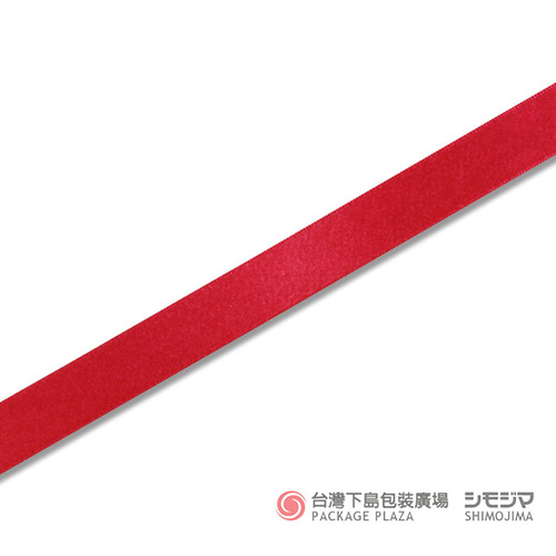 亮面緞帶／18mmX20m／紅色產品圖