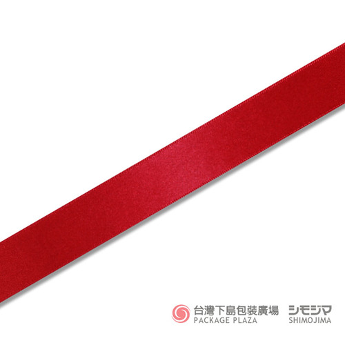 亮面緞帶／24mmX20m／正紅色  |商品介紹|禮物包裝|緞帶|素面緞帶
