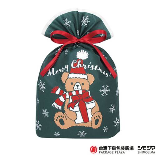 聖誕節不織布束口袋 XG593 / 聖誕熊 / 1入  |限定商品|季節主打新商品|聖誕節