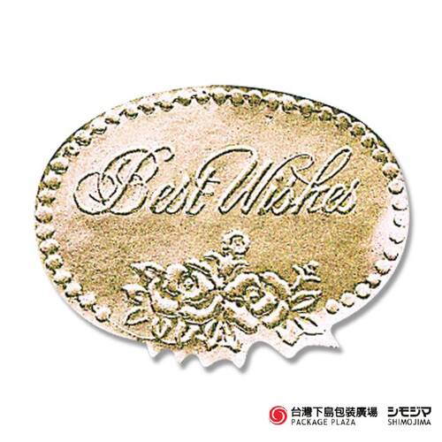 貼紙／Best wish / 金 / L / 100片產品圖