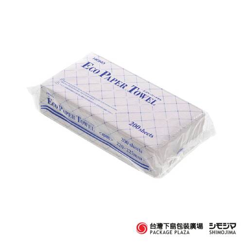 環保紙巾 中 單張 1包 (２００入)  |商品介紹|特價商品