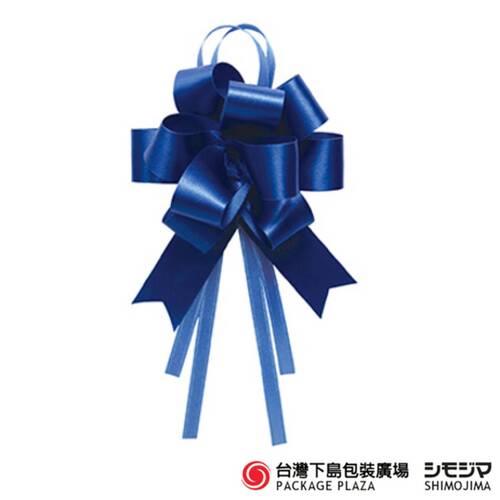 INDI / 球型緞帶拉花 / 藍 / 1入  |商品介紹|禮物包裝|緞帶|特殊緞帶