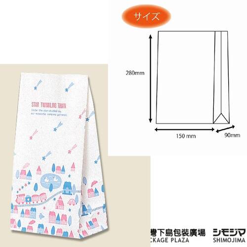 角底袋) No.6 / POPPO / 100入  |商品介紹|紙袋|角底袋|No.6系列