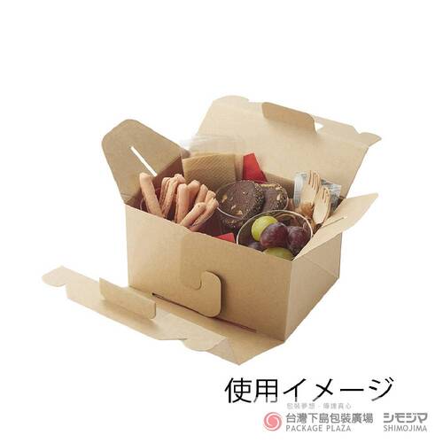 食品手提盒 / L / 牛皮色 / 20入  |商品介紹|食品包裝用|點心食品紙盒