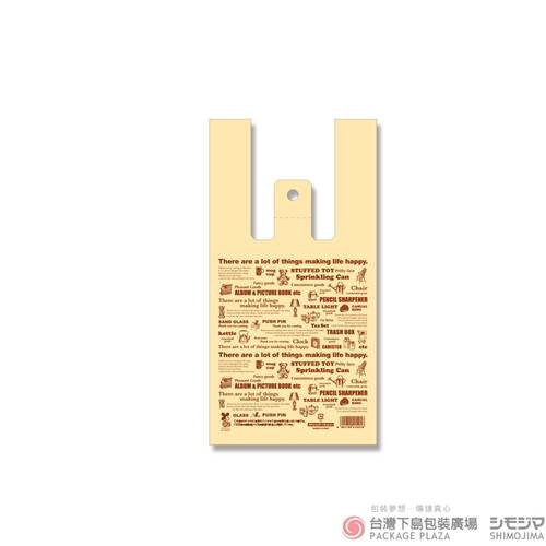 低碳背心袋／英字／S / 100入【環保材質25％】產品圖