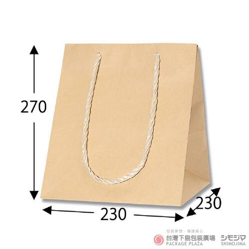 正方寬底提袋SS／牛皮／10入  |商品介紹|紙袋|高質感紙袋|其他紙袋