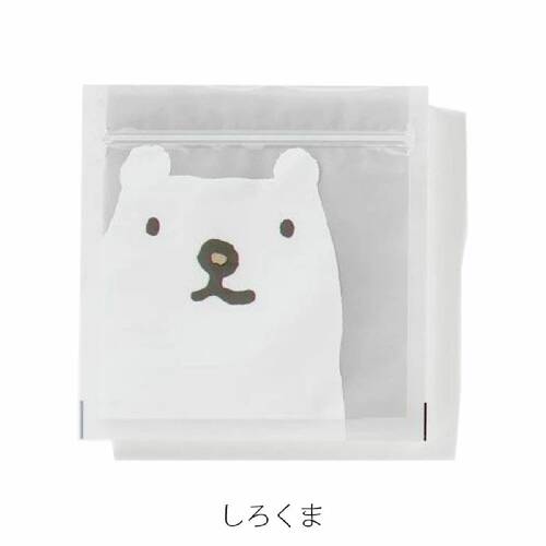 動物造型夾鏈袋 / 北極熊 / 6入  |商品介紹|塑膠袋類|塑膠夾鏈袋 動物造型夾鏈袋 / 北極熊 / 6入  |商品介紹|塑膠袋類|塑膠夾鏈袋