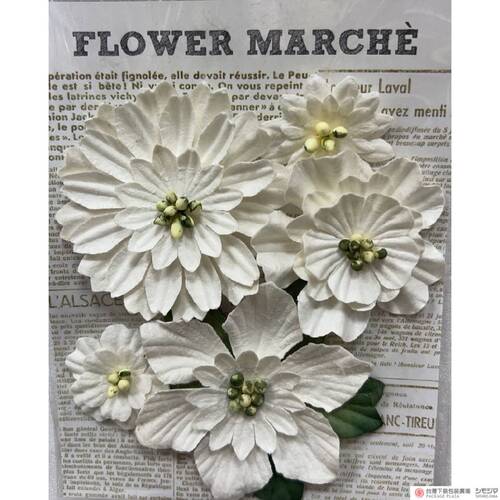 立體花形裝飾 / Paper Flower Parts Fantasia WH  |商品介紹|特價商品 立體花形裝飾 / Paper Flower Parts Fantasia WH  |商品介紹|特價商品