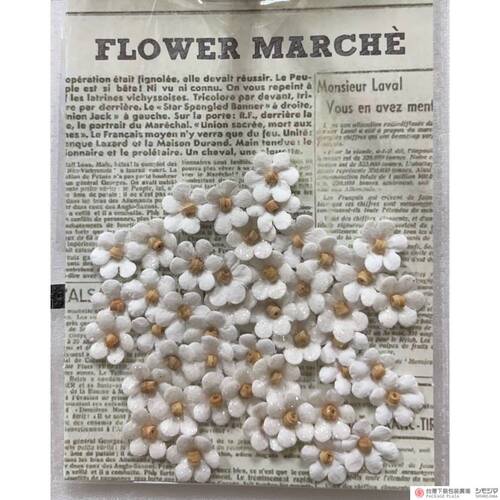 立體花形裝飾/Paper Flower Parts White  |商品介紹|特價商品 立體花形裝飾/Paper Flower Parts White  |商品介紹|特價商品