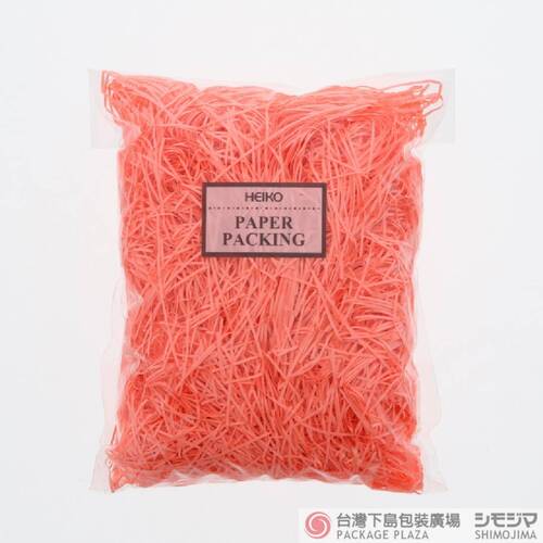 包裝紙絲／40g／螢光粉桃  |商品介紹|捆包用品|紙絲