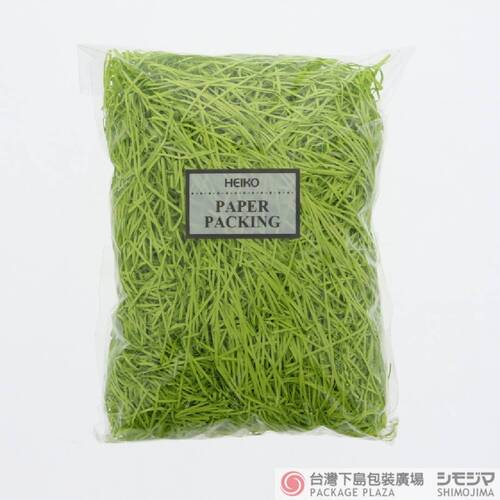 包裝紙絲／40g／亮綠  |商品介紹|捆包用品|紙絲