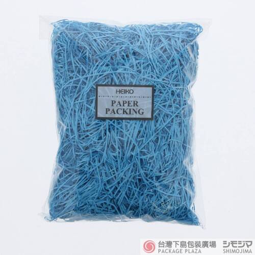 包裝紙絲／40g／深藍  |商品介紹|捆包用品|紙絲