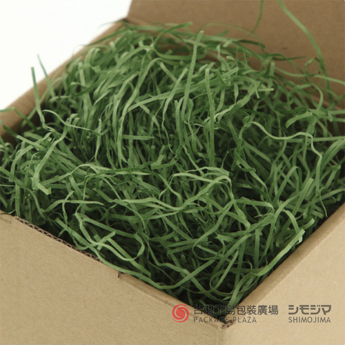包裝紙絲／40g／橄欖綠  |商品介紹|捆包用品|紙絲