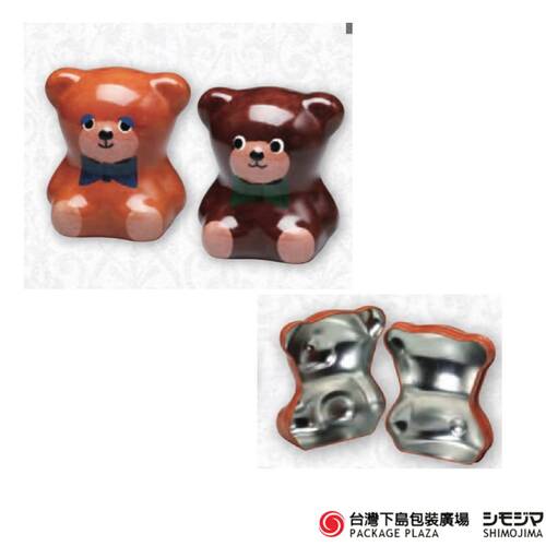 CA / 鐵盒 / 棕色小熊 / 131457 /２入產品圖