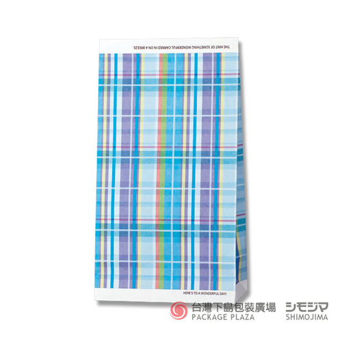 S1 角底袋/藍色格紋/100入  |商品介紹|紙袋|角底袋|其他 S1 角底袋/藍色格紋/100入  |商品介紹|紙袋|角底袋|其他