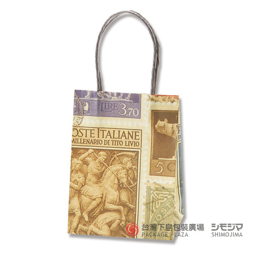 9-6 方形小提袋/郵戳藝術  |商品介紹|紙袋|精緻小提袋|方形9x6公分 9-6 方形小提袋/郵戳藝術  |商品介紹|紙袋|精緻小提袋|方形9x6公分