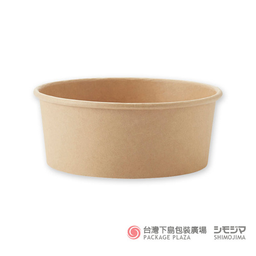 外帶食品矮圓盒 本體／750ml／25入  |商品介紹|食品包裝用|牛皮系列食品盒|午餐盒