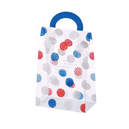 PP印刷提袋 點點糖果 5 枚  |商品介紹|塑膠袋類|PP提盒