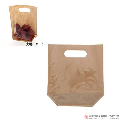 牛皮透明開窗立袋 40-3 / 100枚  |商品介紹|食品包裝用|牛皮系列食品盒|紙袋類 牛皮透明開窗立袋 40-3 / 100枚  |商品介紹|食品包裝用|牛皮系列食品盒|紙袋類