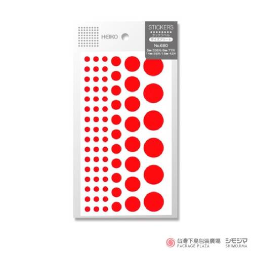 標籤貼紙/ No.680 圓形紅色 大小 / 511片  |商品介紹|禮物包裝|貼紙|其他 標籤貼紙/ No.680 圓形紅色 大小 / 511片  |商品介紹|禮物包裝|貼紙|其他