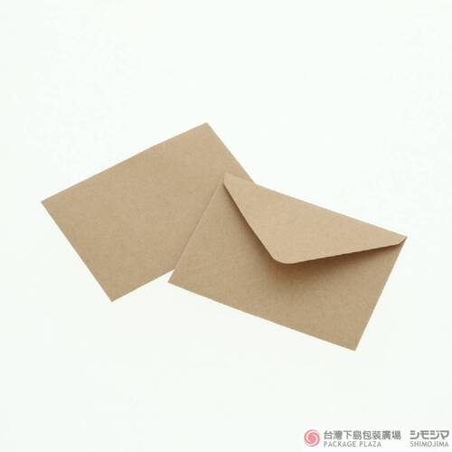 MINI橫型信封 牛皮色 /  20枚  |商品介紹|禮物包裝|卡片類