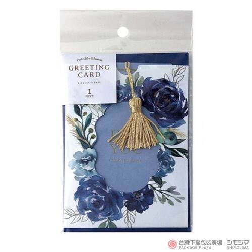 卡片/ 高貴玫瑰/ 藍  |商品介紹|禮物包裝|卡片類
