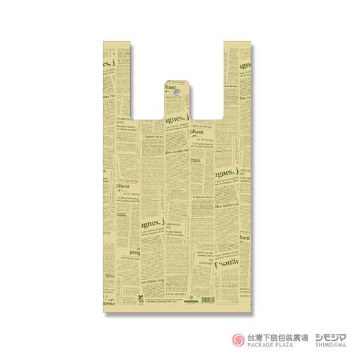 背心袋／綠英字／L / 100入【環保材質25％】  |商品介紹|塑膠袋類|文字系列