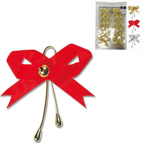 束口用蝴蝶結 / 12入 / 紅色  |商品介紹|禮物包裝|緞帶|特殊緞帶