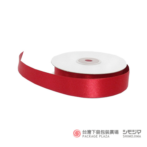 5/8 亮面緞帶／1.6cmX25碼／紅色  |商品介紹|禮物包裝|緞帶|素面緞帶