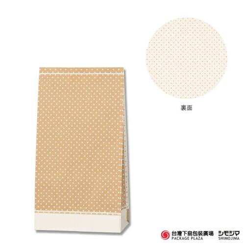 角底袋 / No.6 / 雙面點點 / 白 / 100入  |商品介紹|紙袋|角底袋|No.6系列 角底袋 / No.6 / 雙面點點 / 白 / 100入  |商品介紹|紙袋|角底袋|No.6系列