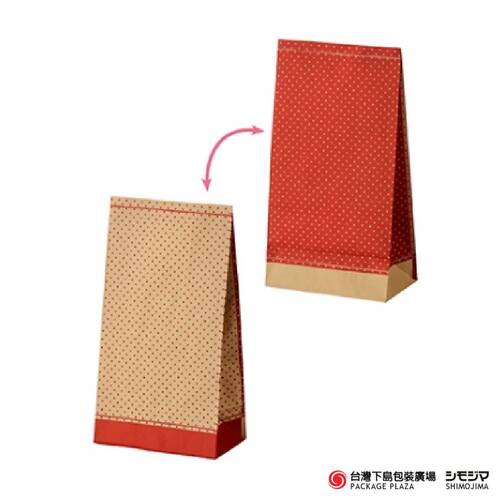 角底袋 / No.6 / 雙面點點 / 紅 / 100入  |商品介紹|紙袋|角底袋|No.6系列 角底袋 / No.6 / 雙面點點 / 紅 / 100入  |商品介紹|紙袋|角底袋|No.6系列